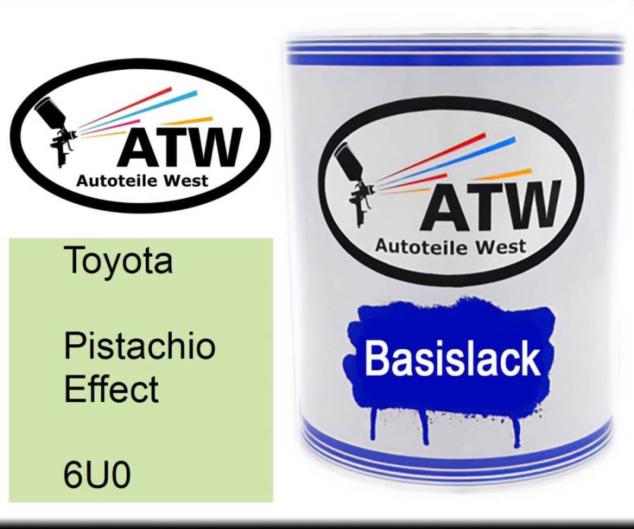 Toyota, Pistachio Effect, 6U0: 1L Lackdose, von ATW Autoteile West.